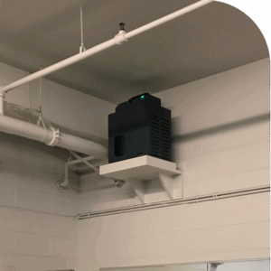 Odorox Boss portable hydroxyl generator for garbage room odor removal