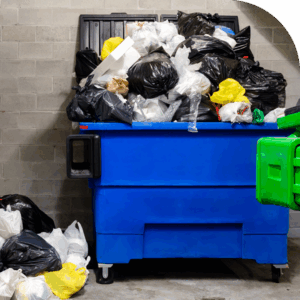 garbage room odor removal